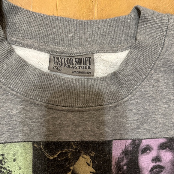 Taylor Swift The Eras Tour Gray Sweatshirt - Picture 3 of 6